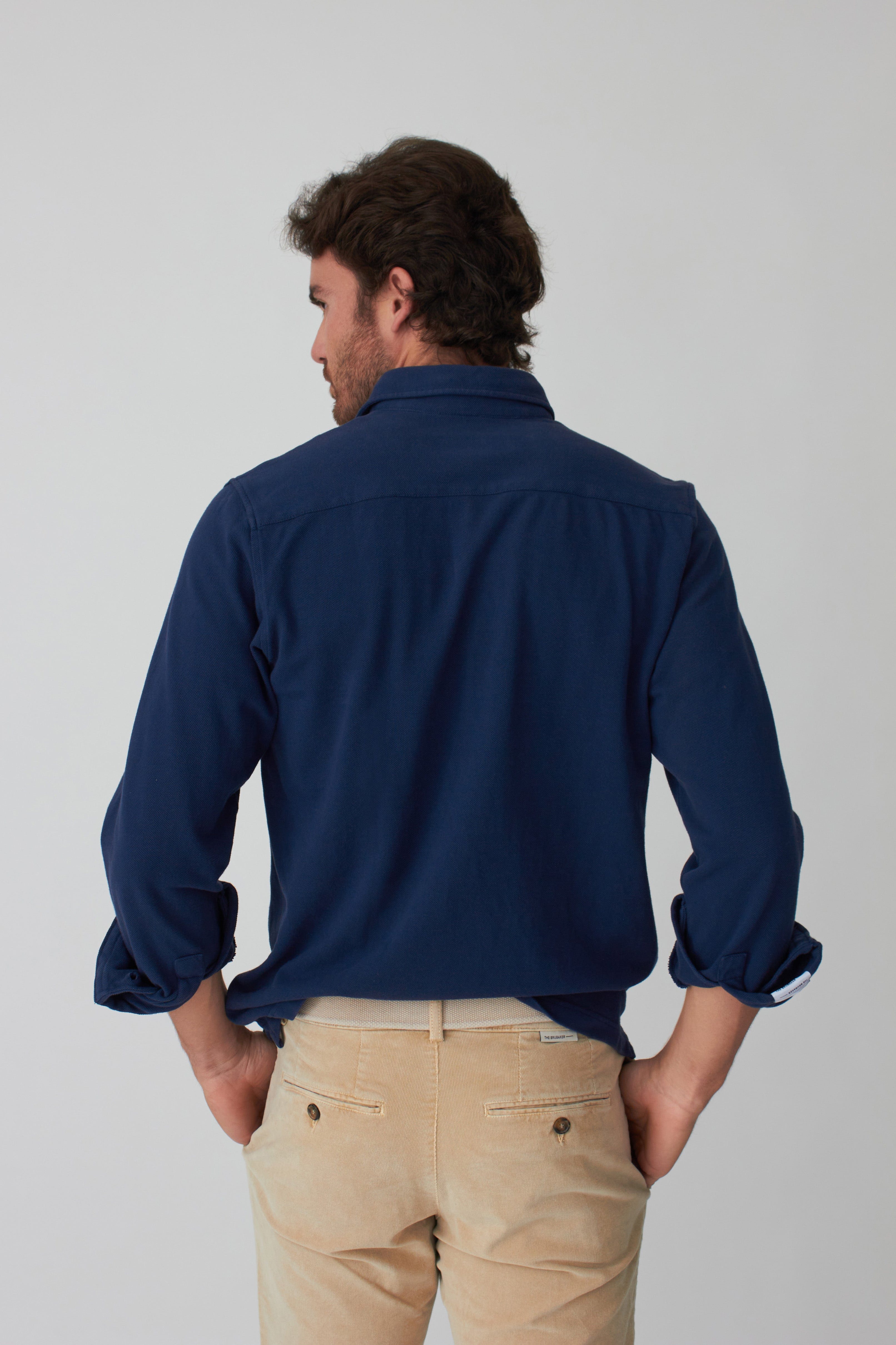 The Cotton Polera Azul Marino