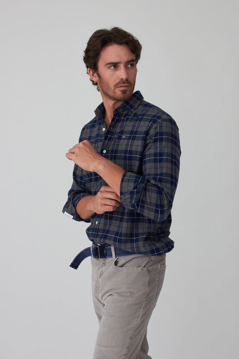 The Villela Cuadro Azul y Gris-zoom-