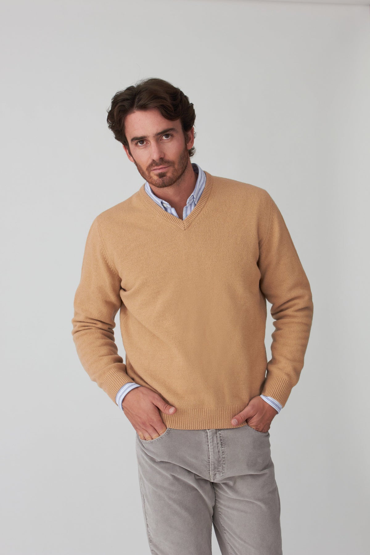 The Lambswool Pico Camel Ronda Claro-zoom-1