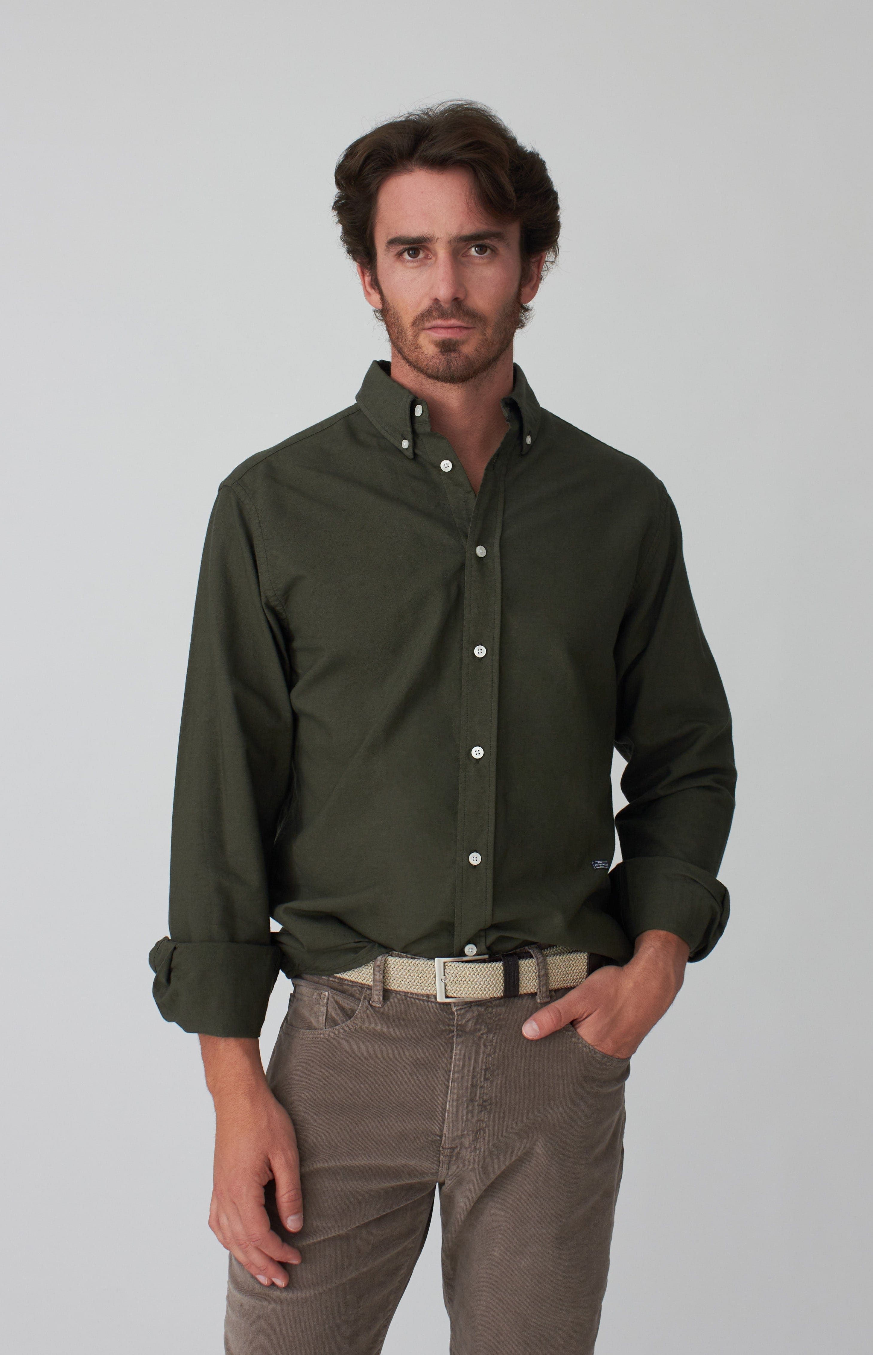 The Oxford Casual Verde Oscuro-zoom-1