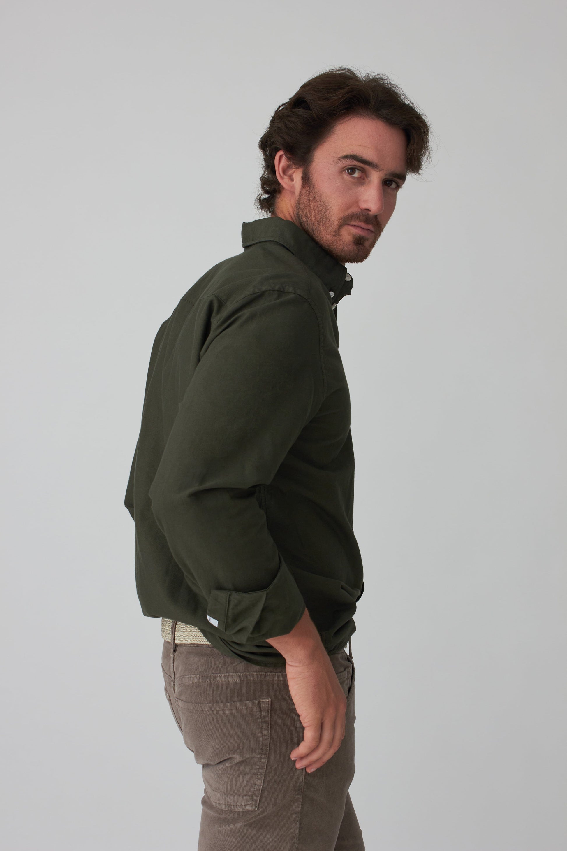 The Oxford Casual Verde Oscuro-3