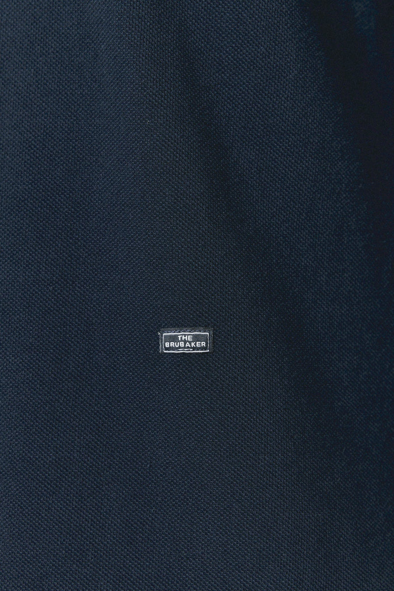The Cotton Camisa Azul Marino-zoom-