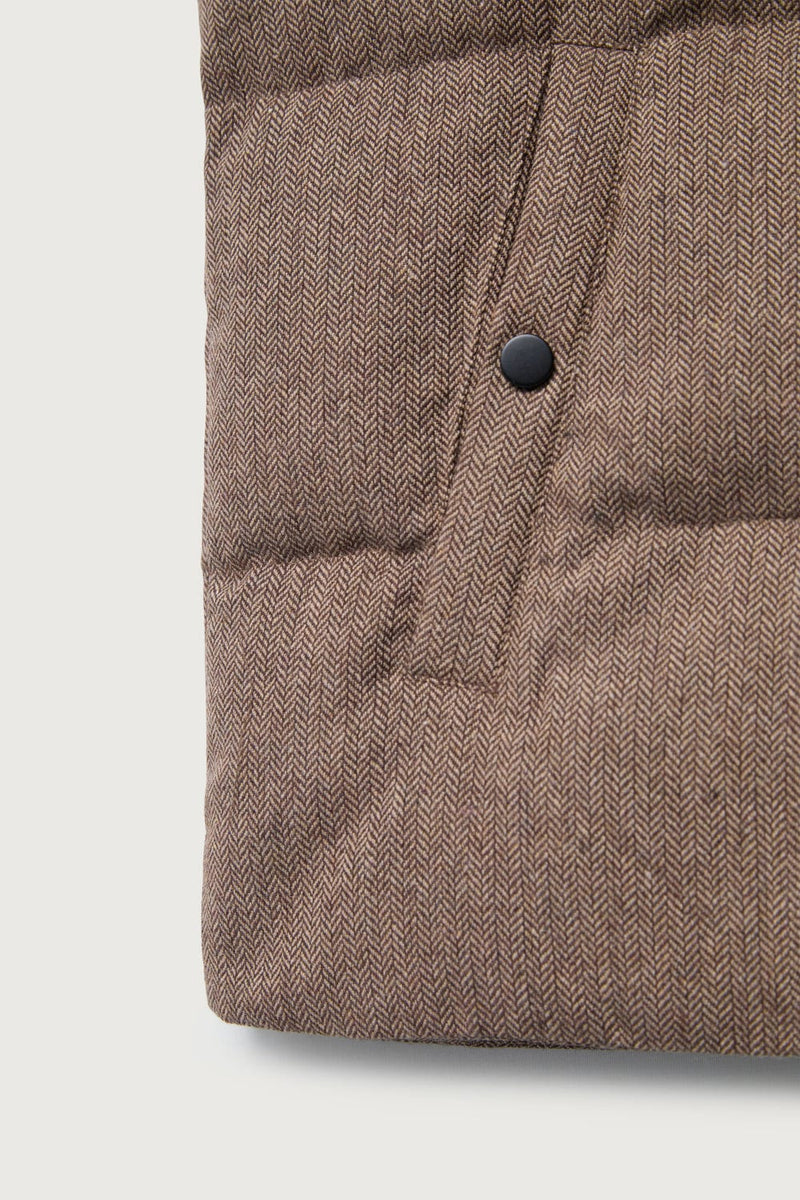 The Chaleco Espiga Marron-zoom-