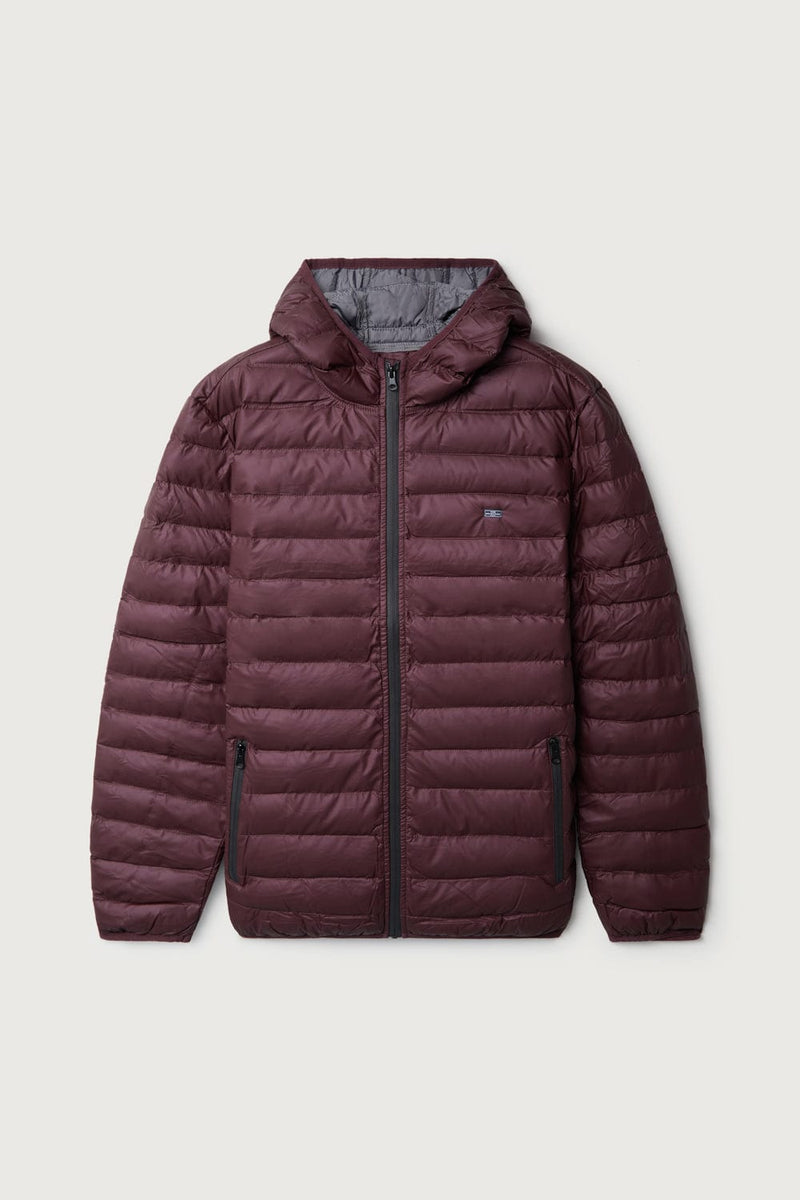 The Chaqueta Acolchada Capucha Grana-zoom-