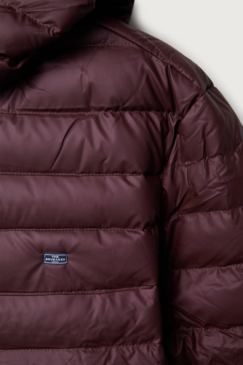 The Chaqueta Acolchada Capucha Grana-zoom-
