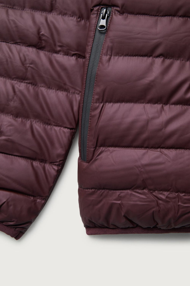 The Chaqueta Acolchada Capucha Grana-zoom-