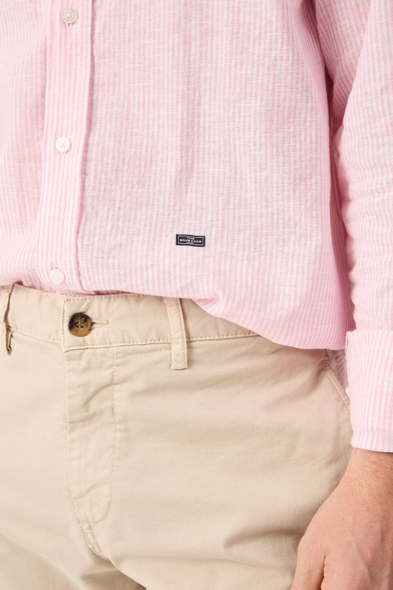 The Cotton Linen Camisa Raya Rosa-zoom-3