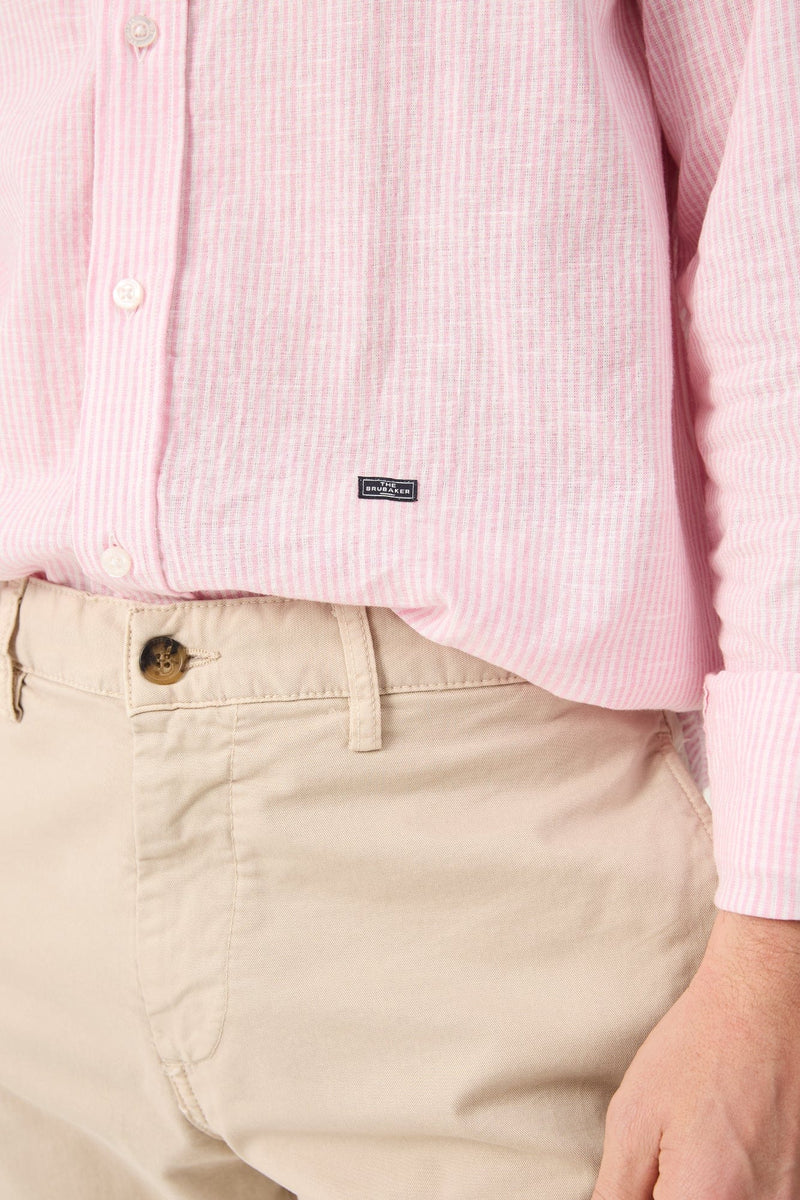 The Cotton Linen Camisa Raya Rosa-zoom-