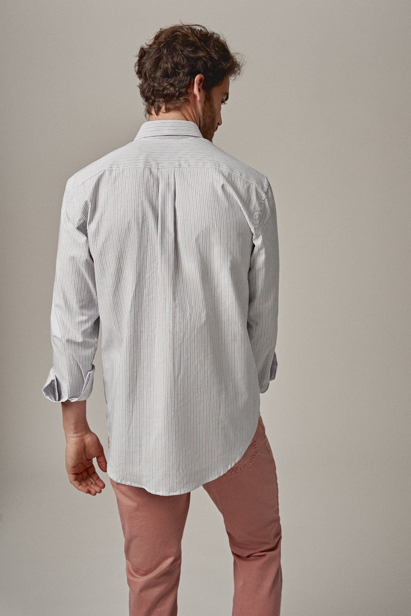 The Oxford Raya Roja y Azul Fondo Blanco-zoom-