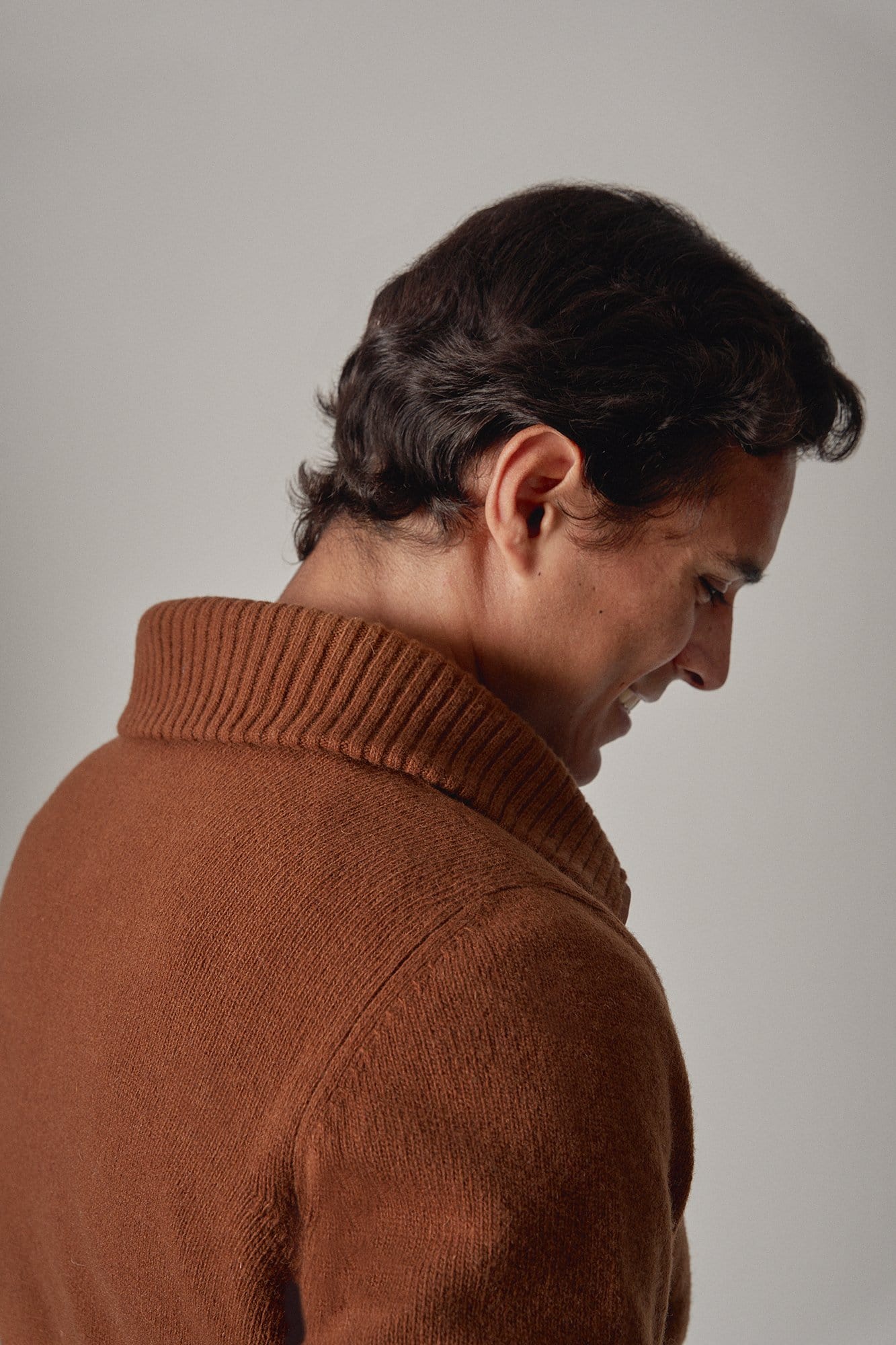 The Lambswool Halfzip Marrón Talavera-3