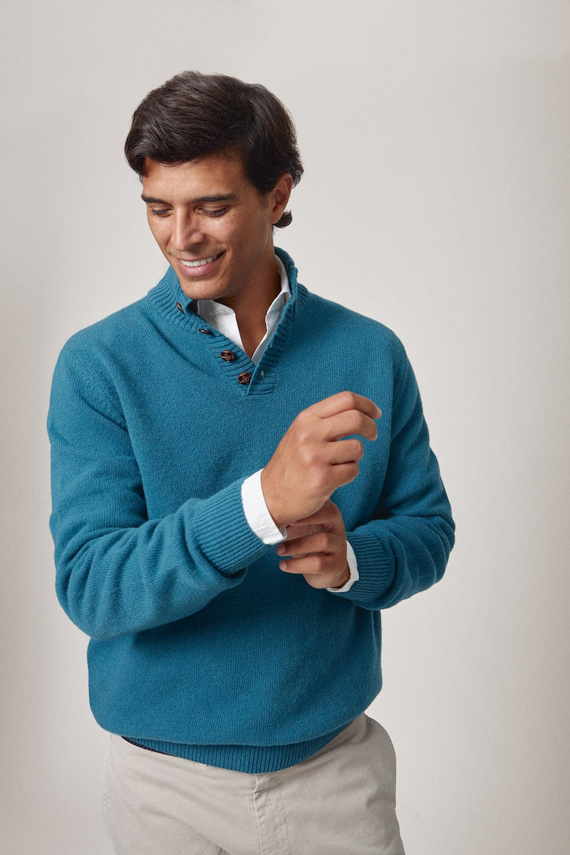 The Lambswool Botones Verde Patones-zoom-