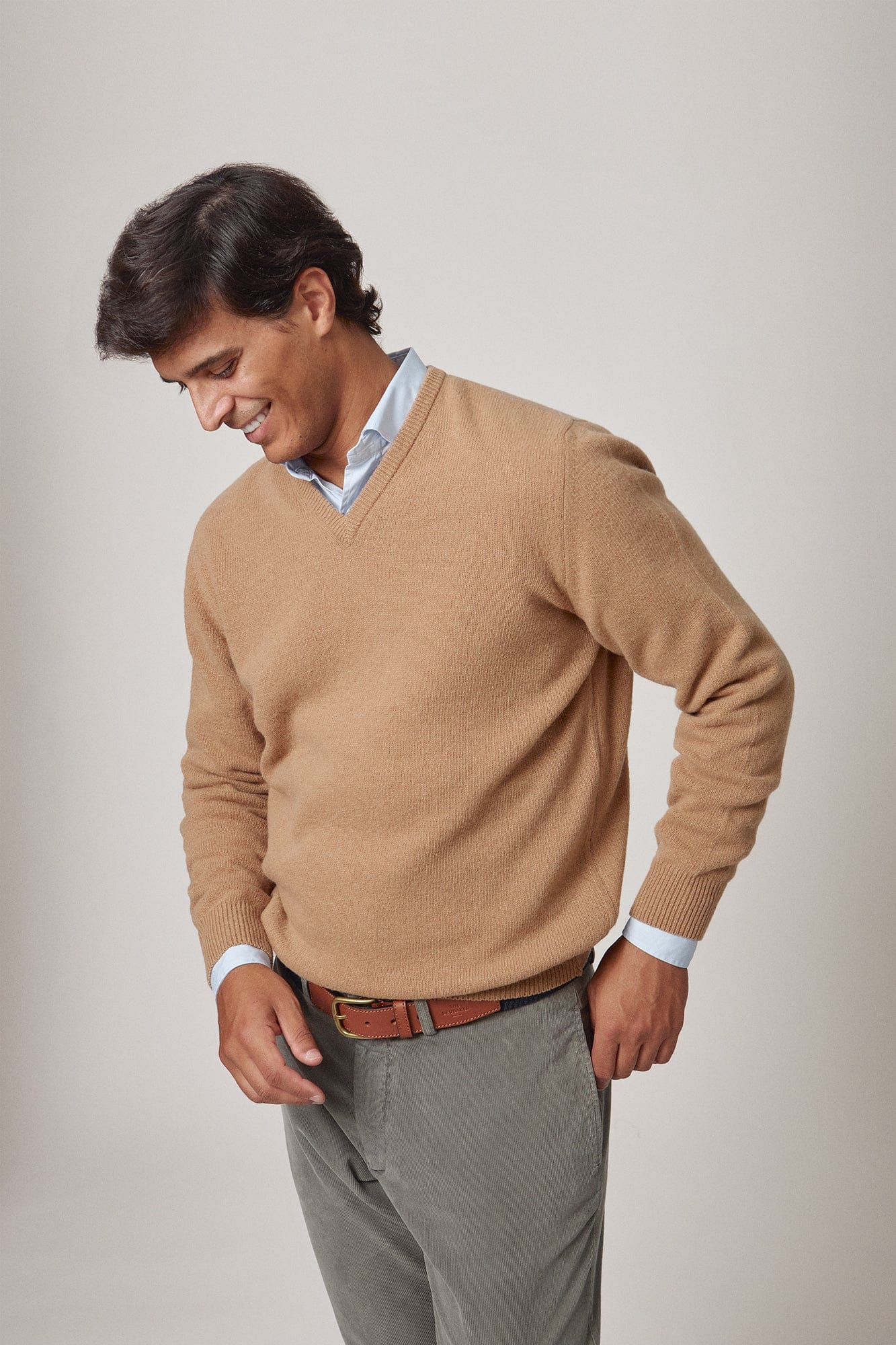 The Lambswool Pico Camel Ronda-1