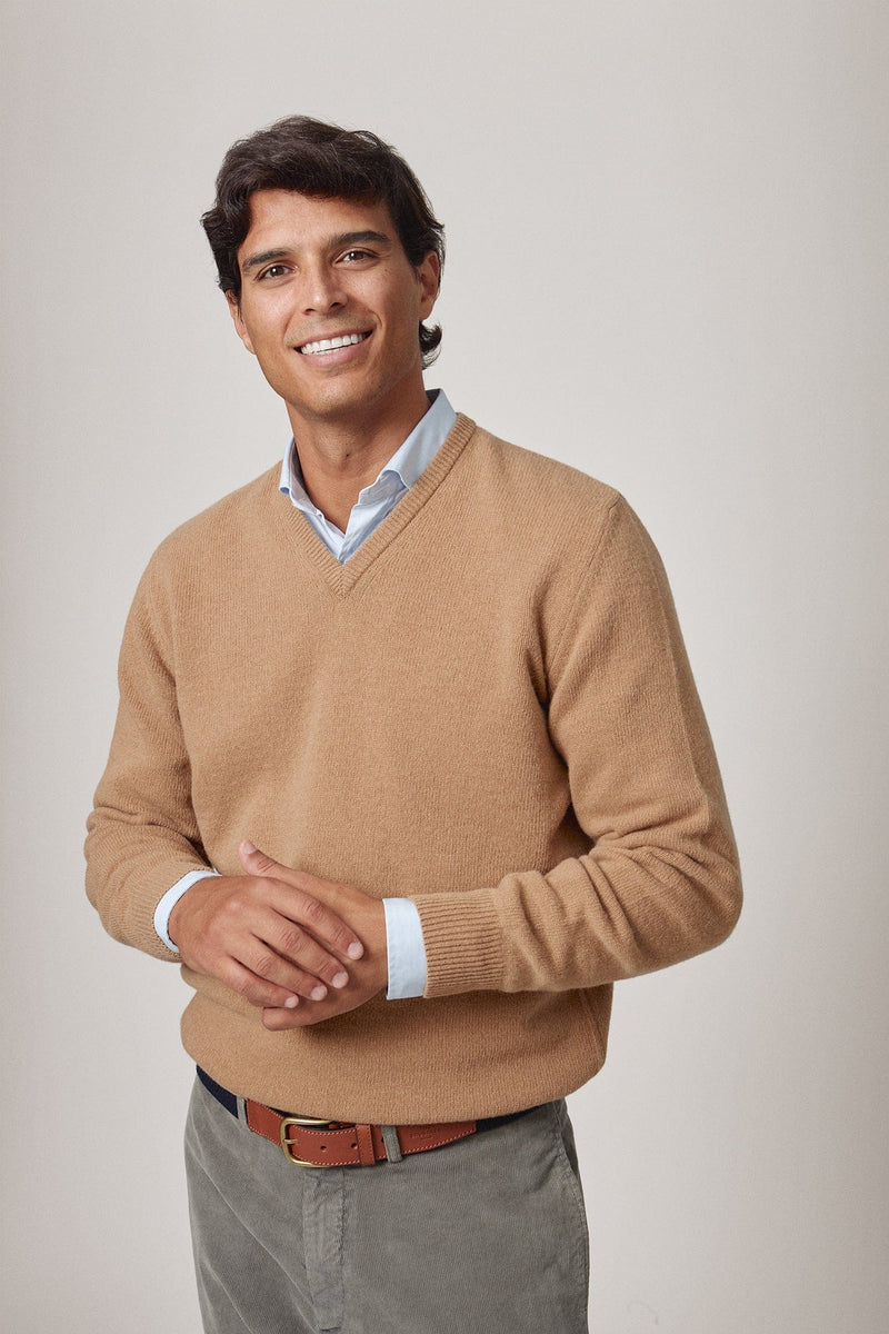 The Lambswool Pico Camel Ronda-zoom-