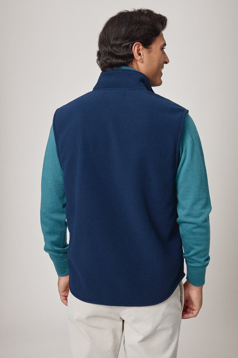 The Forro Polar Azul marino-zoom-