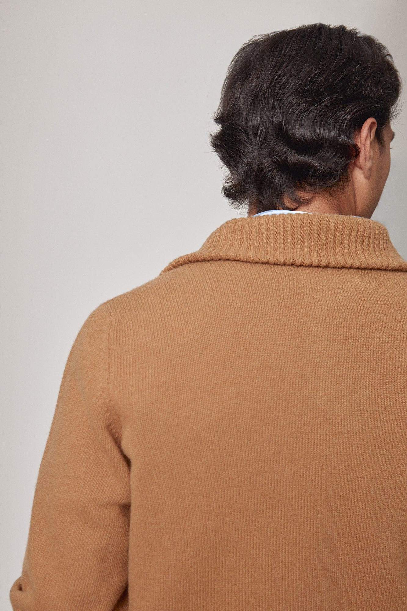 The Lambswool Halfzip Camel Tostado-4